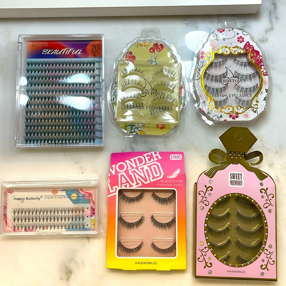 Bundle of 6 brand new eyelashes/lashes